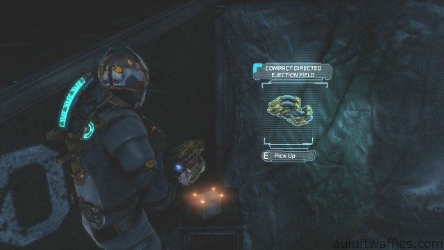 Compact Directed Ejection Field Third Weapon Part Location in Chapter 5 - Expect Delays in Dead Space 3