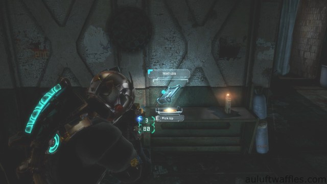 Fifth Text Log Location in Chapter 5 - Expect Delays in Dead Space 3