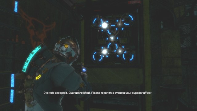 Solution to Engine Room Puzzle in Chapter 5 Optional Part in Dead Space 3