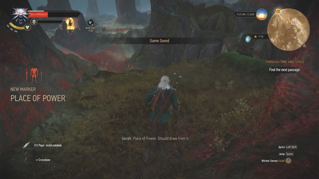 Find the next passage in Throughout Time and Space in Witcher 3 Wild Hunt.