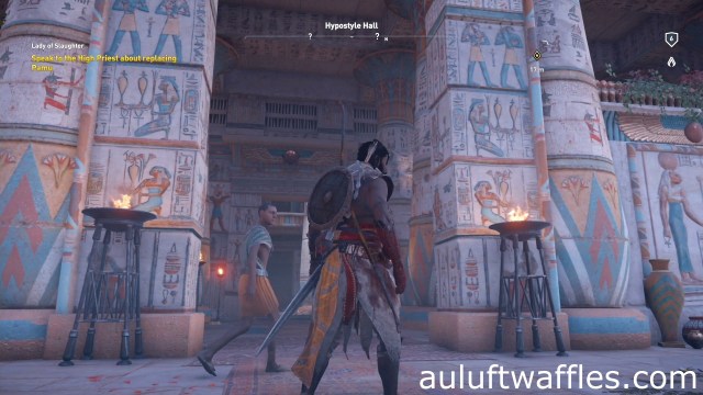 Find the Papyrus Puzzle Hypostyle Hall Assassin's Creed: Origins