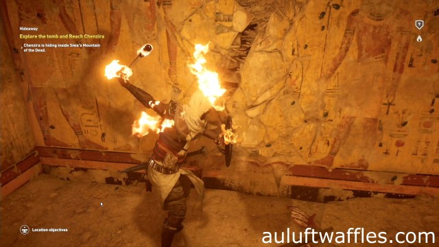 Reach Chenzira Siwa's Mountain of the Dead Hideaway Assassin's Creed: Origins