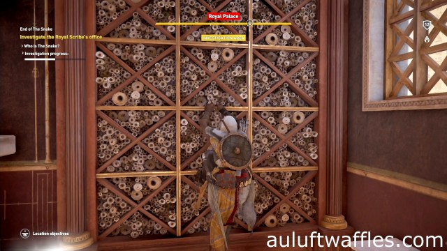 Investigate Royal Scribe's Office End of The Snake Assassin's Creed: Origins