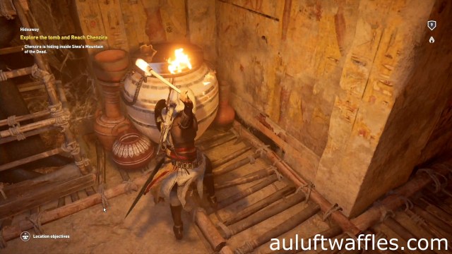 Reach Chenzira Siwa's Mountain of the Dead Hideaway Assassin's Creed: Origins