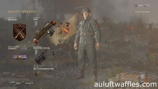 Bar Soldier Best Class Setup Call of Duty: WW2 Weapon Guide