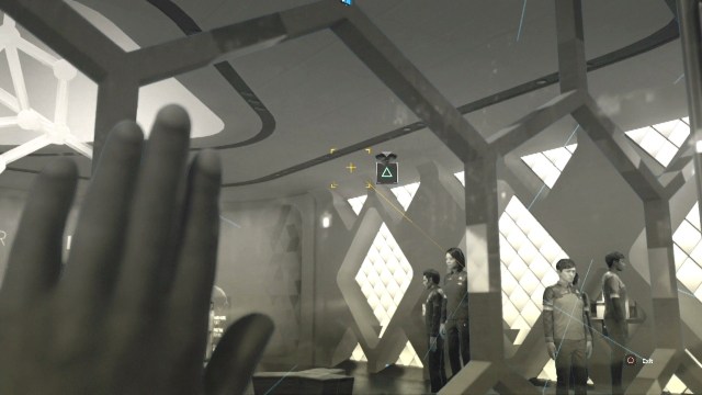 To disable the Cyberlife alarm locate the security camera and analyze it.