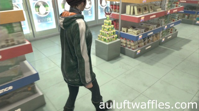 To find $40 look at the cans to find shelter for the night in fugitives in Detroit: Become Human.