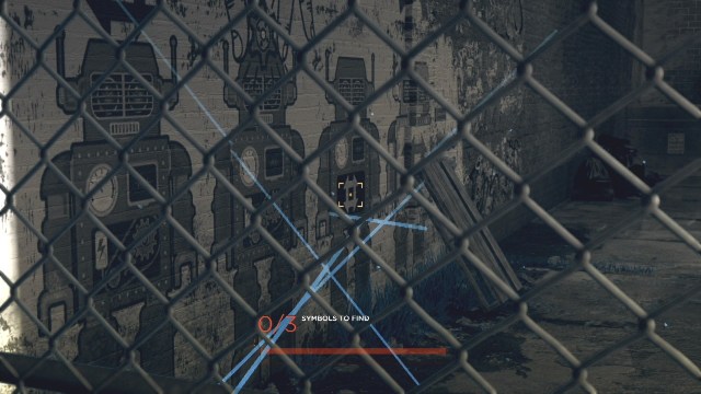 The location of the symbol to to follow the trail to Jericho in Jericho in Detroit: Become Human.